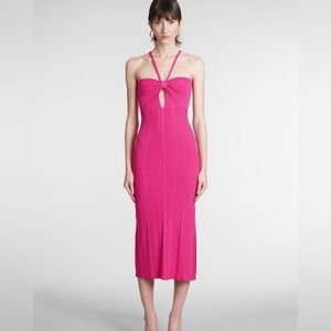 $458 Cult Gaia Pink Maxi Dress